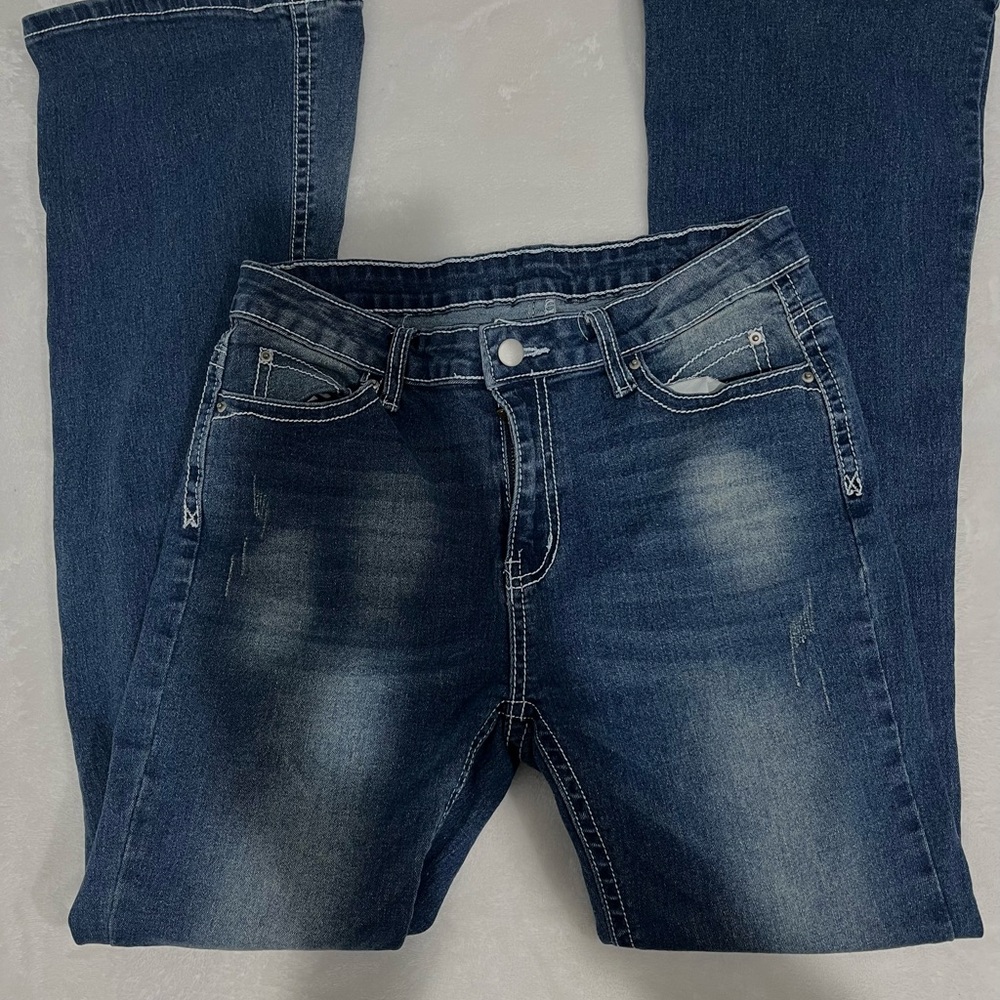 Dark Wash Flared Jeans